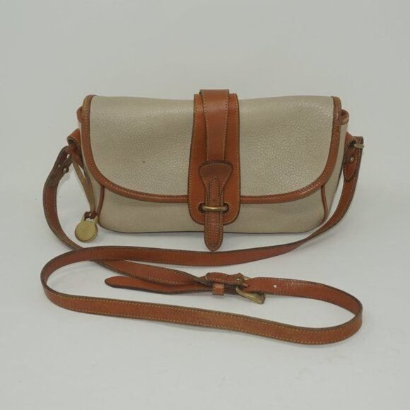 Vintage 80s Dooney Bourke Leather Crossbody Handbag - Picture 2 of 14
